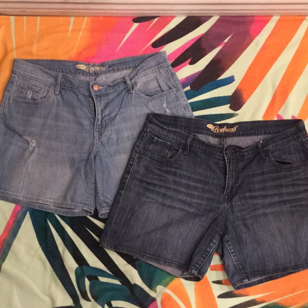 Denim shorts